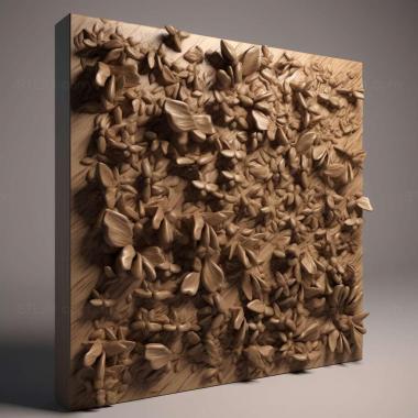 Patterns and decorations Swarm 3 3d model